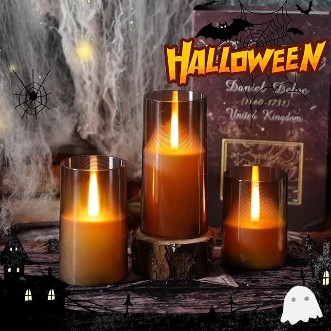 Flameless LED Candles, Upgraded Realistic Flickering Pillar Battery Operated - Image 2