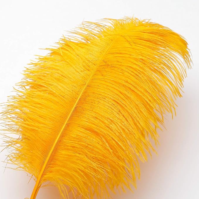 Ballinger Big Gold Ostrich Feathers - Image 2