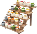 SwallowLiving 5 Tier Wooden Rustic Cupcake Stand by SwallowLiving