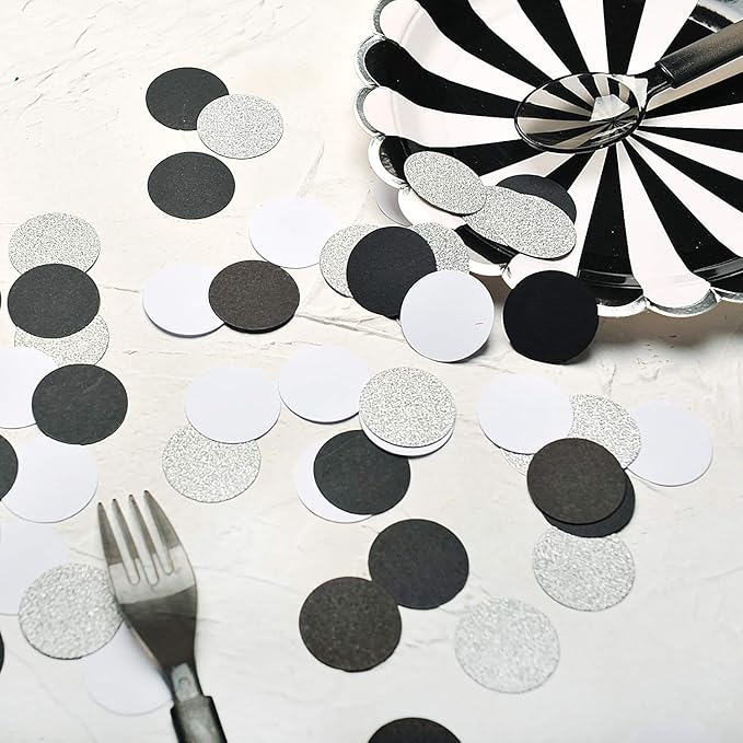 Glitter Confetti Circle Dots for Table Wedding Birthday Party Decoration - Image 5