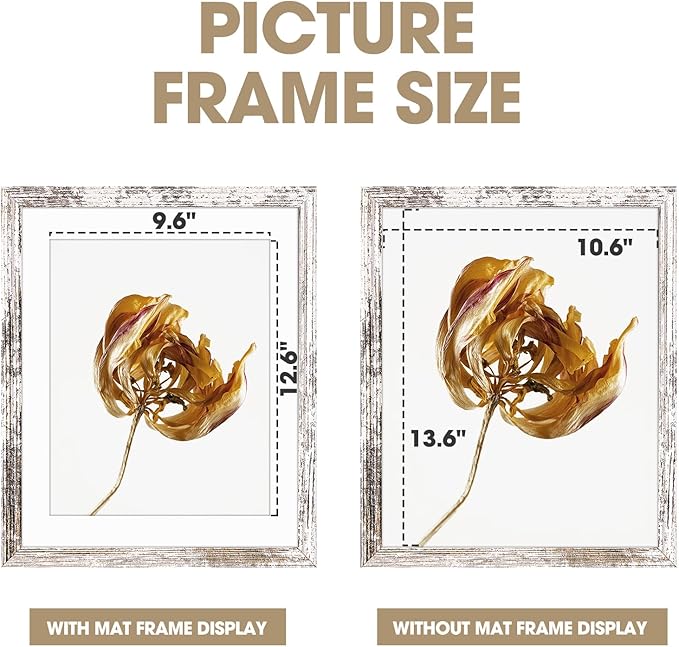 TWING 11x14 Picture Frames Set of 6, Rustic Picture Frames Collage Photo Frame - Image 2