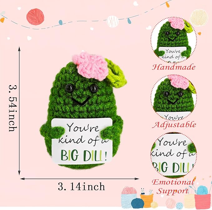 Emotional Support Crochets, Cute Melon Crochet Pattern, Handmade Crochet Melon - Image 2