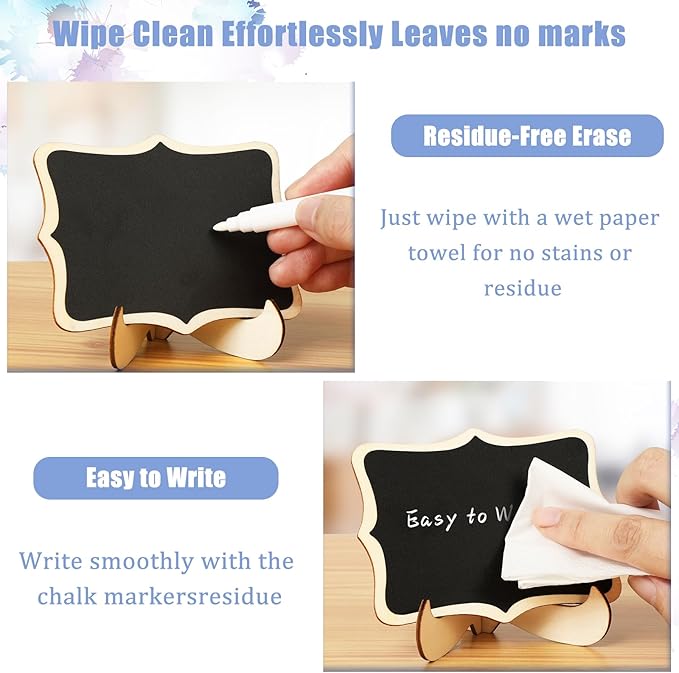 80 Pack Mini Chalkboard Signs - Image 4