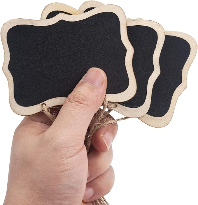 ONUPGO 16 Pack Chalkboard Tags - Image 2