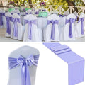 100 PCS Satin Chair Sashes Decorative Bow Chair Sashes Ties Back Ribbon Bows by SATULGAU