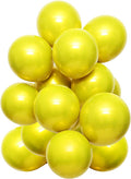 Metallic Yellow Balloong 50pcs 12 inch metallic chrome yellow balloons by YILUGAOFEI