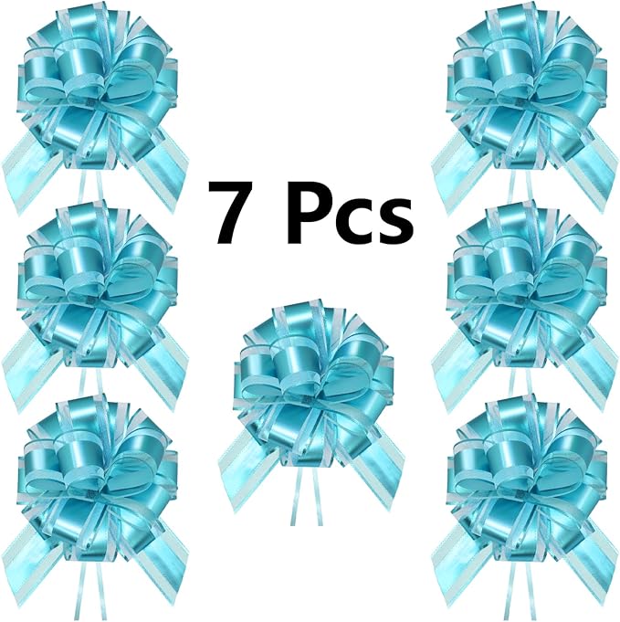 7 Pieces Large Pull Bows, 6 inche, Big Bow - Image 2
