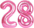 number pink 28 balloon by Upgesy