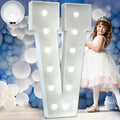 Marquee Letters 4 Feet Tall Large Light Up Letters Baby Shower Decorations by Letsmakeitimpressive