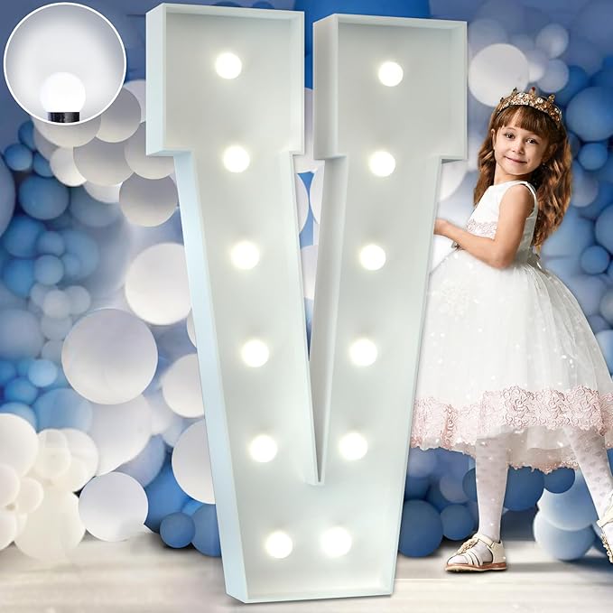 Marquee Letters 4 Feet Tall Large Light Up Letters Baby Shower Decorations by Letsmakeitimpressive