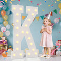 4FT Marquee Light Up Letters by LOBOOM
