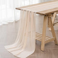 12Pack 9ft Chiffon Table Runner 14x108 Inch Sheer Romantic Table Runner by flohar