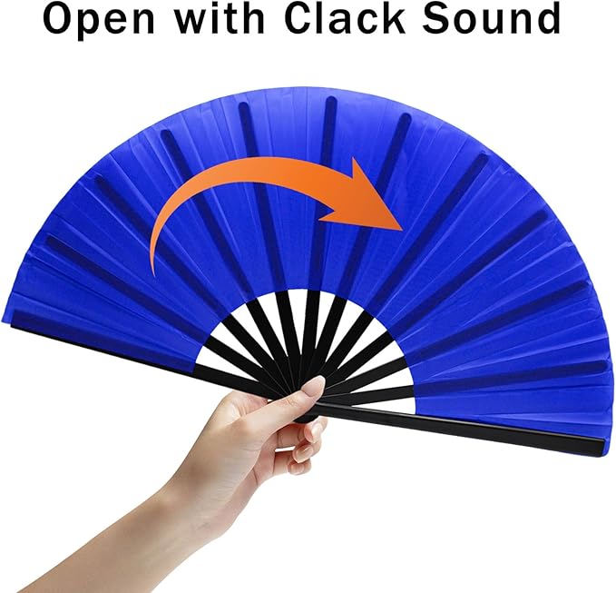 13inch Large Rave Fan Popping Clacking Fans - Image 5