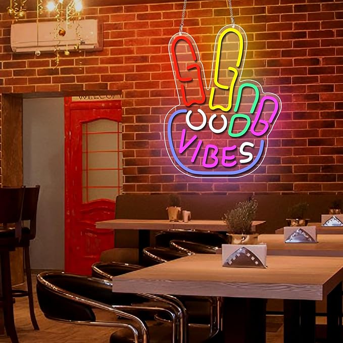 Good Vibes Neon Sign, Yeah Good Vibes Neon Sign - Image 6