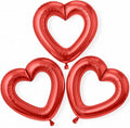 Red Heart Balloons by vibzox