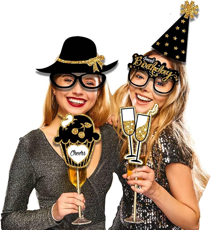 Birthday Photo Booth Props Kit - Image 6