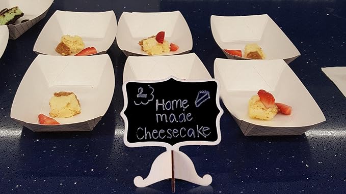 Reusable 20 Pcs Mini Chalkboard Signs - Image 7