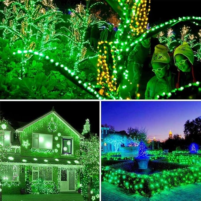 Toodour Solar Christmas Lights Outdoor, 2 Packs Total 144ft 400 LED Solar - Image 3