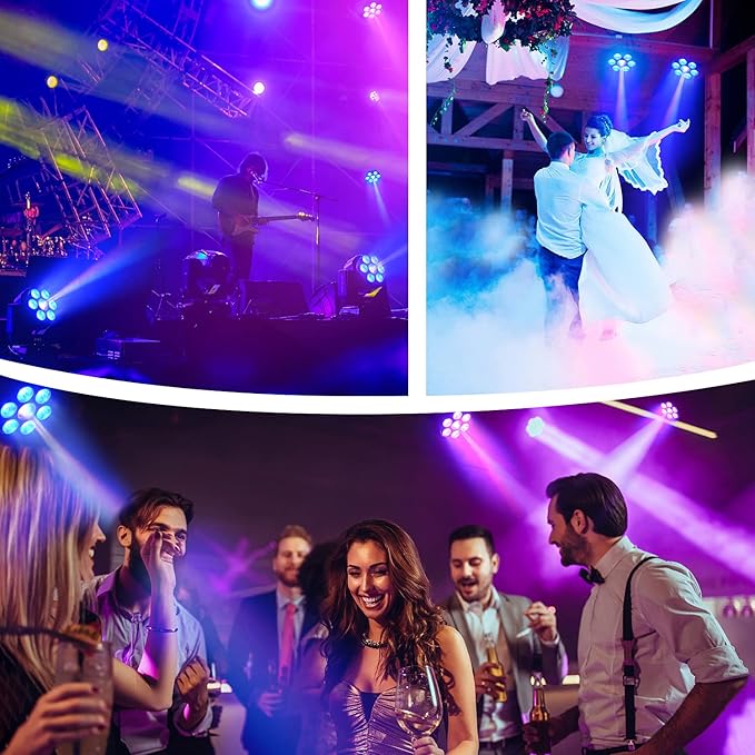 BETOPPER DJ Lights Moving Head, RGBW Mini Stage Lights Moving Head, DMX DJ - Image 2