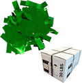Rectangular Green Mylar Shiny Foil Metallic Confetti by UltimateConfetti
