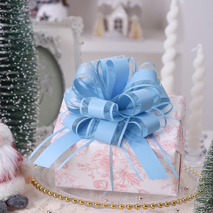 6Pcs 6inch Pull Bow Gift Wrapping, Pull Bow - Image 5