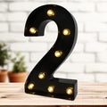 LED Marquee Numbers, 8.58 Inch Led Light Up Numbers by DyingSwan
