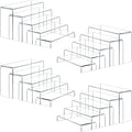 Fixwal 20pcs Large Acrylic Risers 4 Set Acrylic Display Stand Perfume Organizer by Fixwal