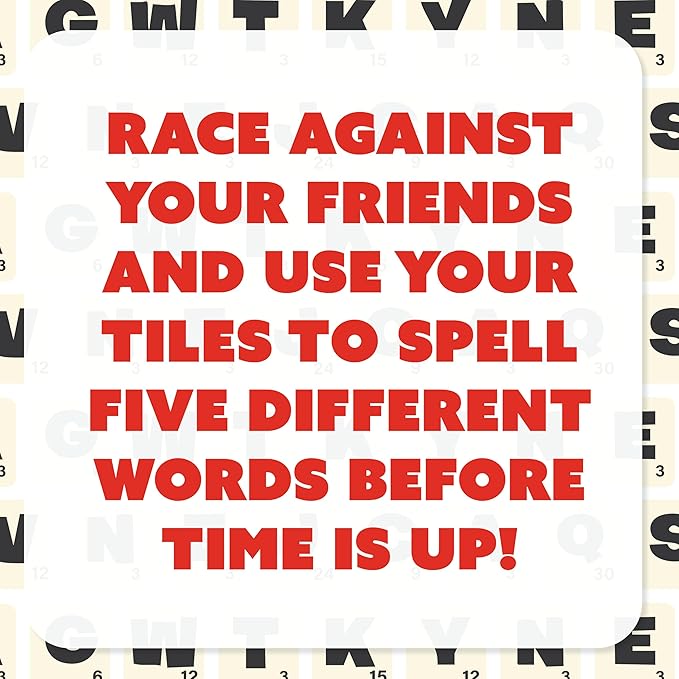 Dabble® Word Game | Fast-Paced Family Board Game | Enhances Spelling and - Image 3