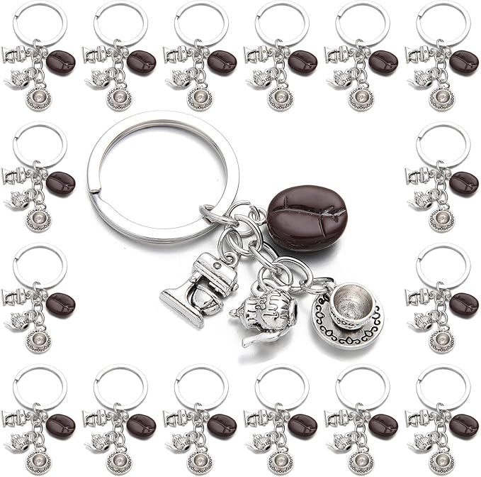 PHAETON 20PCS Coffee Bean Keychain by PHAETON