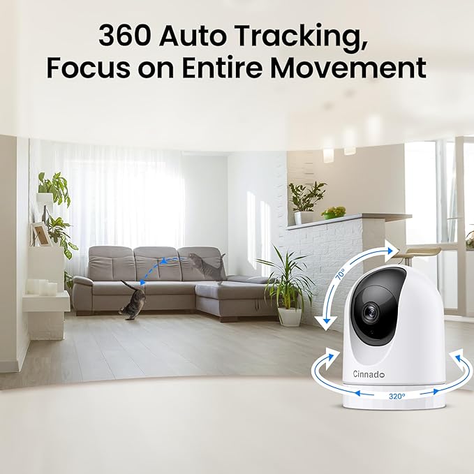 5MP Security Camera Indoor-5G/2.4G Dual WiFi Cameras - Image 4