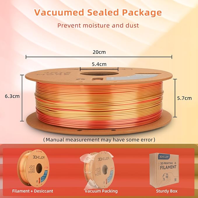 Silk PLA 3D Printer Filament 1.75mm Silk Shiny Fast Gradient Color Change - Image 5