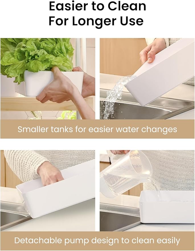 GROWNEER HydroEasy1.0 Hydroponics Growing System Kit, Beginner-Friendly Indoor - Image 5