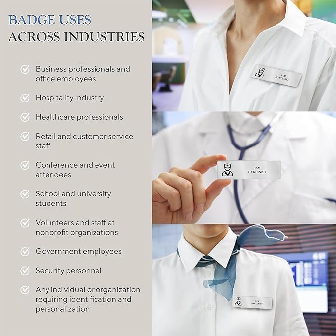 Custom Engraved Name Tags Badges - Image 5
