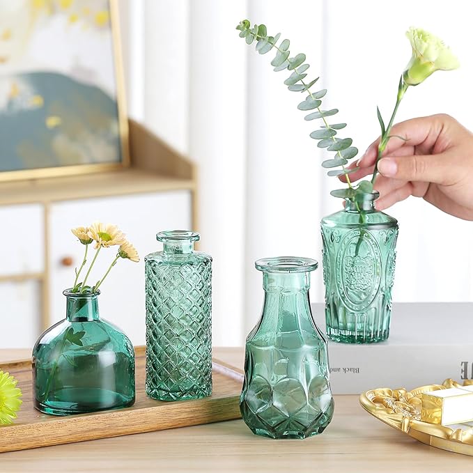 Bud Vases in Bulk 15 Pcs, Small Glass Vases - Image 4