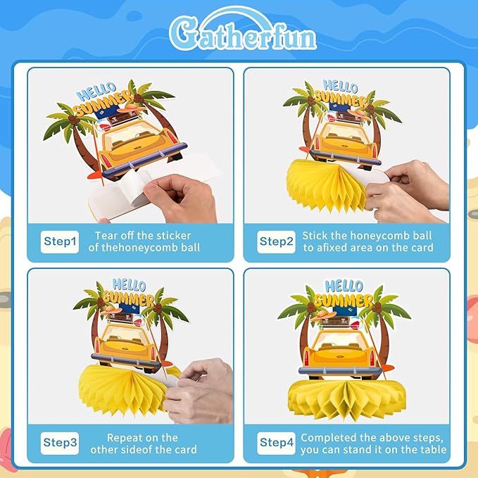 Beach Party Decorations Kit - Image 3