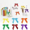 AIMUDI Rainbow Ribbon Bows 2.5" Satin Twist Tie Bows by AIMUDI