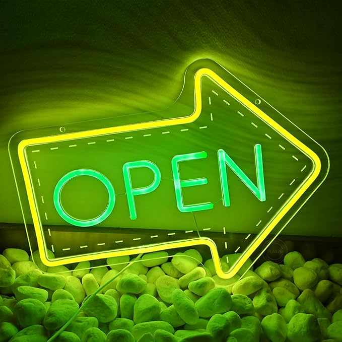 Planzo Open Neon Sign LED Beer Bar Open Neon Light - Image 7