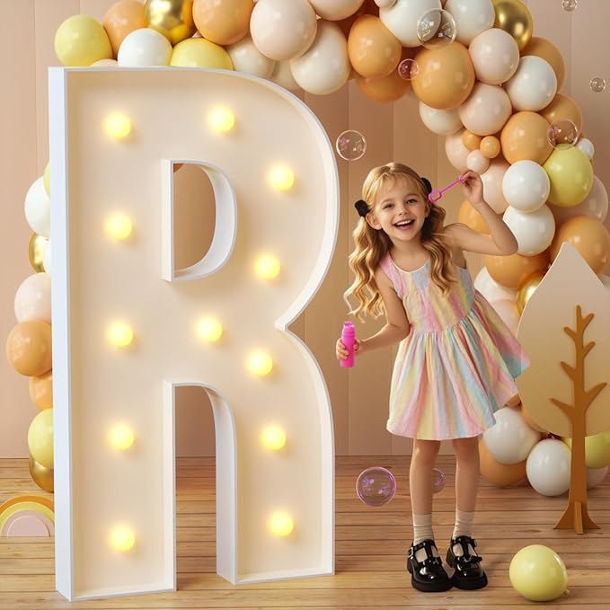 imprsv Marquee Light Up Letters, 4FT Mosaic Letters by Letsmakeitimpressive