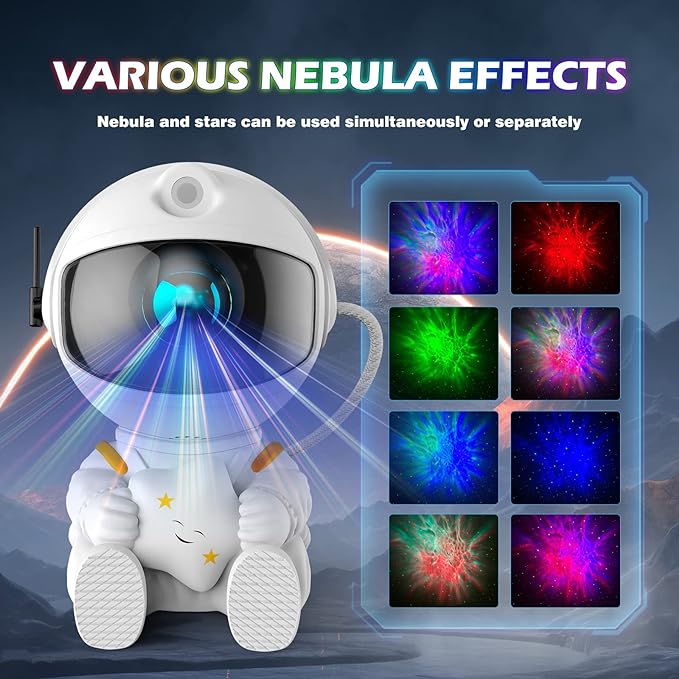 Astronaut Galaxy Projector, Star Projector Galaxy Light, Night Light - Image 2
