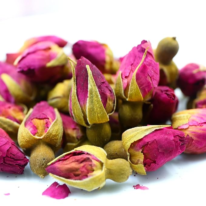 FullChea - 100% Pure Natural Dried Rose Buds - 4oz/114g - Premium Food-grade - Image 3