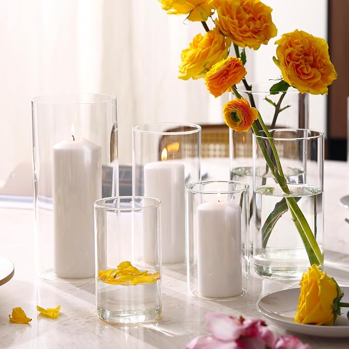 PHOSPHOR 9 PCS Glass Candle Holders - Image 4