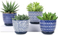 Selamica Ceramic Plant Pots, 4.6 Inch Flower Pots by Selamica