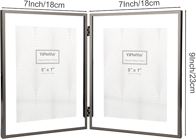 7x9'' Double Floating Frame Black - Image 4
