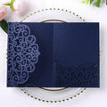 PONATIA 5.12 x 7.2 Laser Cut Invitation Pocket by ponatia