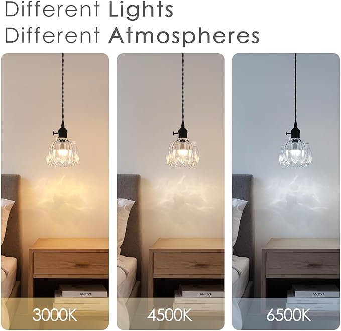 Vintage Black Rechargeable Pendant Light - Image 2