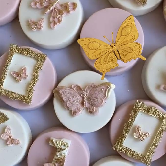 1 Pcs Exquisite Butterfly Fondant Moldfor Cake Decoration, Butterfly Chocolate - Image 5
