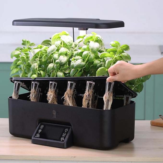 Indoor Gardening 17 Pods Hydroponics Growing System Kit Smart Lighting Setting - Image 8