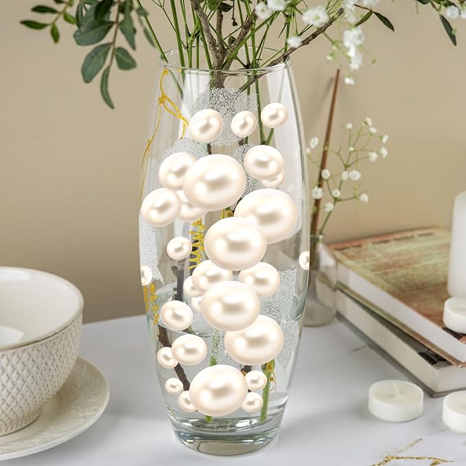 100PCS Milk White Faux Pearls Beads - Image 5