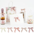 AIMUDI 5 Colors Dusty Rose Bows 2.5" Pink Satin Twist Tie Bows by AIMUDI