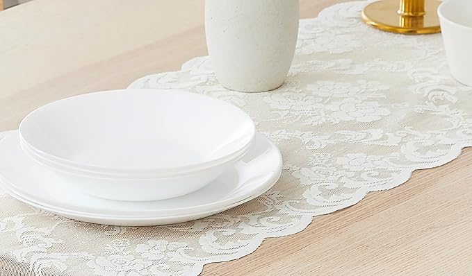LinenZone Ivory Table Runner - Image 4